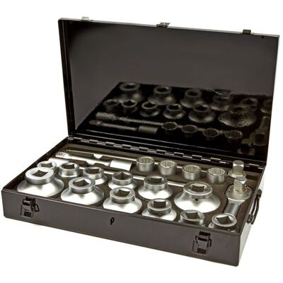 HBM 21 Delige 1 inch Doppenset HBM 21 Delige 1 inch Doppenset