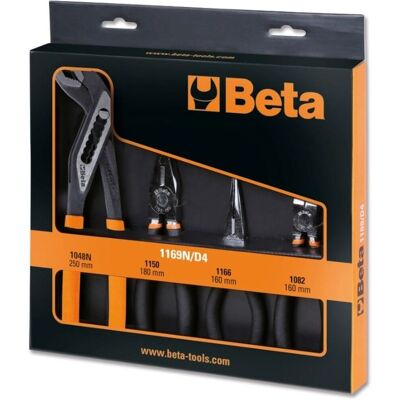 Beta tangenset 1169N/D4, 4-delig Beta tangenset 1169N/D4, 4-delig