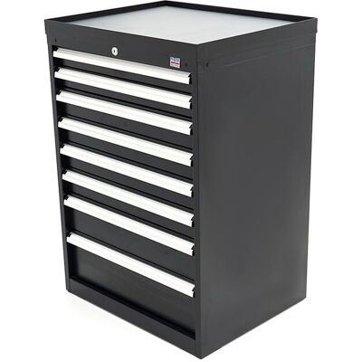 HBM 8 laden gereedschapskast 72 x 58 x 100 cm zwart HBM 8 laden gereedschapskast 72 x 58 x 100 cm zwart