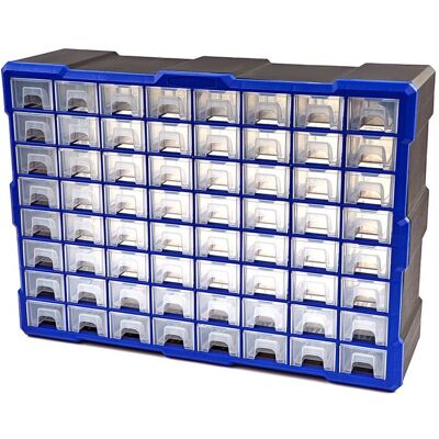 HBM 64 Laden Ladenkast, assortimentskast, Opbergsysteem HBM 64 Laden Ladenkast, assortimentskast, Opbergsysteem
