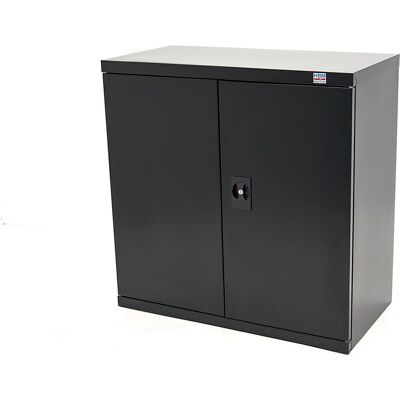 HBM Gereedschapskast 90 x 45 x 90 cm. met 3 Planken zwart HBM Gereedschapskast 90 x 45 x 90 cm. met 3 Planken zwart