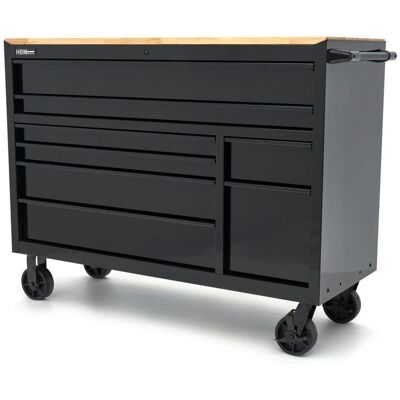 HBM gereedschapswagen, 8 laden, 142 cm, zwart HBM gereedschapswagen, 8 laden, 142 cm, zwart