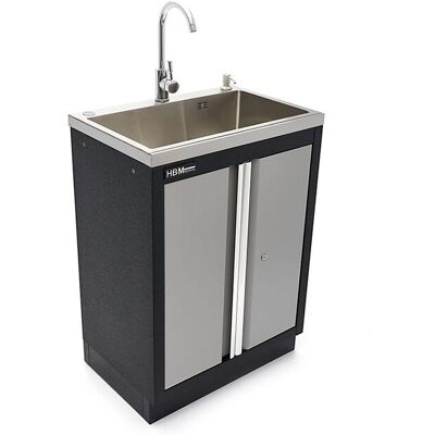 HBM Professionele Wasbak met Kraan voor Werkplaatsinrichting HBM Professionele Wasbak met Kraan voor Werkplaatsinrichting