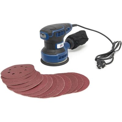 HBM Variabele Excenterschuurmachine 320 Watt Inclusief 12 Schuurvellen HBM Variabele Excenterschuurmachine 320 Watt Inclusief 12 Schuurvellen