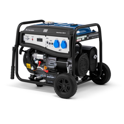 HBM aggregaat, generator 322 cc met benzinemotor 230V 5500W HBM aggregaat, generator 322 cc met benzinemotor 230V 5500W