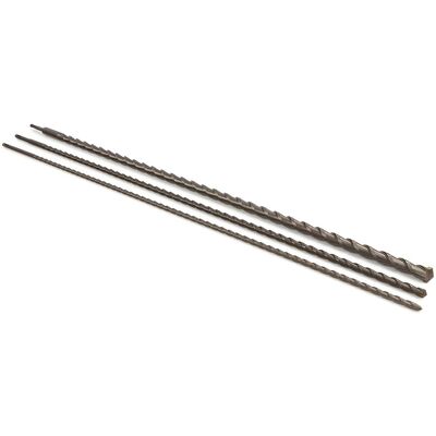 HBM SDS-Plus 2 snijder betonborenset 3-delig 1000 mm HBM SDS-Plus 2 snijder betonborenset 3-delig 1000 mm