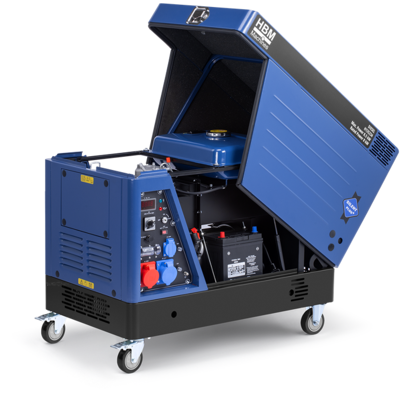 HBM diesel aggregaat, generator 733 cc dieselkrachtstroom 230/400V 8500W HBM diesel aggregaat, generator 733 cc dieselkrachtstroom 230/400V 8500W