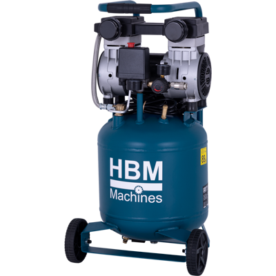 HBM verticale stille compressor, 24 liter HBM verticale stille compressor, 24 liter