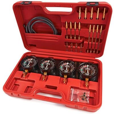 HBM Carburateur Synchronisatie Set 4-kloks HBM Carburateur Synchronisatie Set 4-kloks