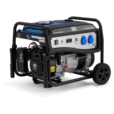 HBM aggregaat, generator 223 cc met benzinemotor 230V 3800W HBM aggregaat, generator 223 cc met benzinemotor 230V 3800W