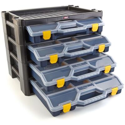 Tayg Assortimentsdoos / Multibox 2 Blauw Tayg Assortimentsdoos / Multibox 2 Blauw