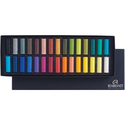 Rembrandt Softpastels Basisset - 30 halve pastels 8712079257514 Verf Rembrandt Softpastels Basisset - 30 halve pastels 8712079257514 Verf
