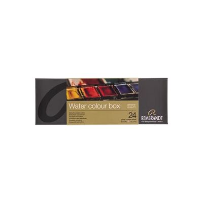 Rembrandt Aquarelverf Metalen Set - 24 napjes 8712079441494 Verf Rembrandt Aquarelverf Metalen Set - 24 napjes 8712079441494 Verf