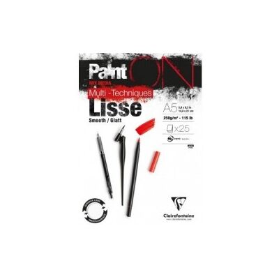 Clairefontaine PaintOn Mixed Media Papier - 250 gr - A2 - Wit 3329689757317 Verf Clairefontaine PaintOn Mixed Media Papier - 250 gr - A2 - Wit 3329689757317 Verf