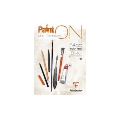 Clairefontaine PaintOn Mixed Media Papier - 250 gr - A2 - Wit 3329680965360 Verf Clairefontaine PaintOn Mixed Media Papier - 250 gr - A2 - Wit 3329680965360 Verf
