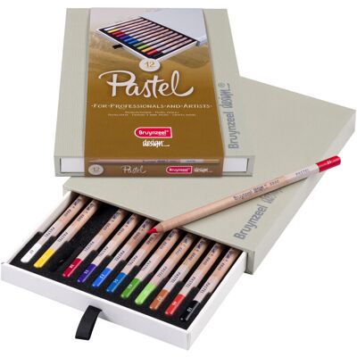 Bruynzeel Design Box 12 Pastelpotloden 8710141083818 Verf Bruynzeel Design Box 12 Pastelpotloden 8710141083818 Verf