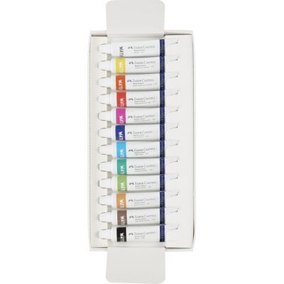 Faber Castell Aquarelverf - 12 x 9 ml tubes 8901180696248 Verf Faber Castell Aquarelverf - 12 x 9 ml tubes 8901180696248 Verf