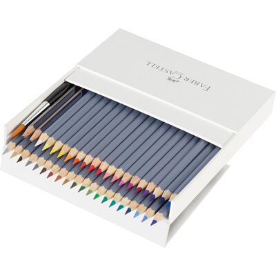 Faber Castell Goldfaber Aquarelpotloden - set 38 stuks + 3 accessoires 4005401146162 Verf Faber Castell Goldfaber Aquarelpotloden - set 38 stuks + 3 accessoires 4005401146162 Verf