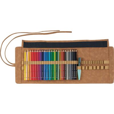 Faber Castell Albrecht Dürer Aquarelpotloden - set 30 stuks in roletui 4005401175308 Verf Faber Castell Albrecht Dürer Aquarelpotloden - set 30 stuks in roletui 4005401175308 Verf