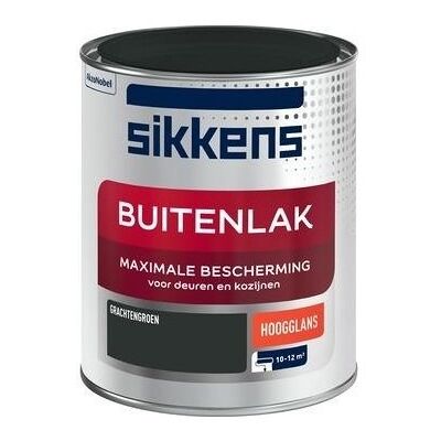 Sikkens Buitenlak Hoogglans - Grachtengroen Sikkens Buitenlak Hoogglans - Grachtengroen