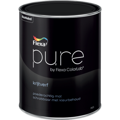 Flexa Pure Krijtverf - 1 Liter - Wit / Kleur 8711113095921 Verf Flexa Pure Krijtverf - 1 Liter - Wit / Kleur 8711113095921 Verf