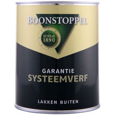 Boonstoppel Garantie Systeemverf Boonstoppel Garantie Systeemverf