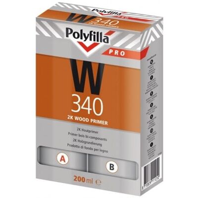 Polyfilla Pro W340 2K Houtprimer - 200 ml Polyfilla Pro W340 2K Houtprimer - 200 ml