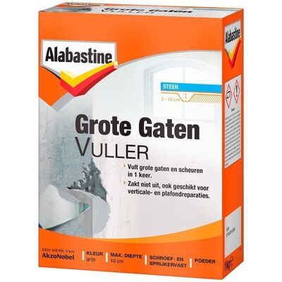 Alabastine Grote Gatenvuller - 2.5 kg 8710839105150 Verf Alabastine Grote Gatenvuller - 2.5 kg 8710839105150 Verf
