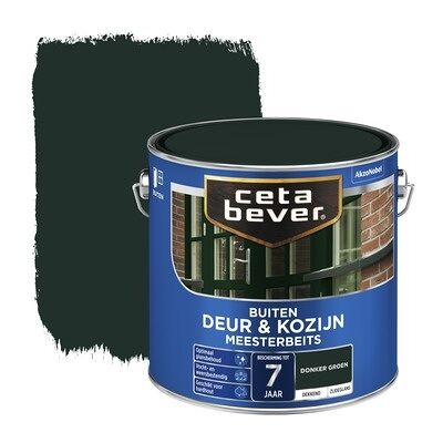 Cetabever Meesterbeits Deur en Kozijn Dekkend Zijdeglans - Donker Groen Cetabever Meesterbeits Deur en Kozijn Dekkend Zijdeglans - Donker Groen
