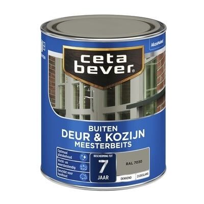 Cetabever Meesterbeits Deur en Kozijn Dekkend Zijdeglans - RAL 7030 - 0,75 liter Cetabever Meesterbeits Deur en Kozijn Dekkend Zijdeglans - RAL 7030 - 0,75 liter