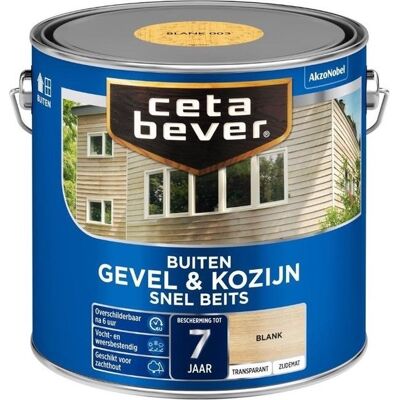 Cetabever Gevel en Kozijn Snel Beits Transparant Zijdemat - Blank 8711113128025 Verf Cetabever Gevel en Kozijn Snel Beits Transparant Zijdemat - Blank 8711113128025 Verf