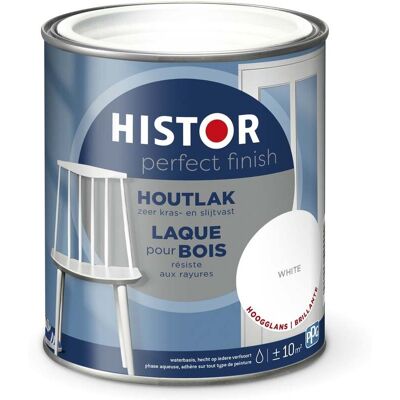 Histor Perfect Finish Houtlak Hoogglans - Wit Histor Perfect Finish Houtlak Hoogglans - Wit