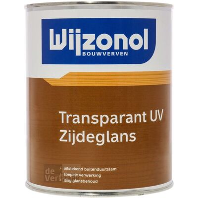 Wijzonol Transparant UV Zijdeglans Wijzonol Transparant UV Zijdeglans