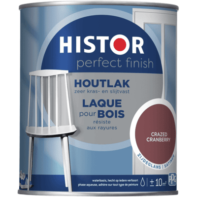 Histor Perfect Finish Houtlak Zijdeglans - Crazed Cranberry Histor Perfect Finish Houtlak Zijdeglans - Crazed Cranberry