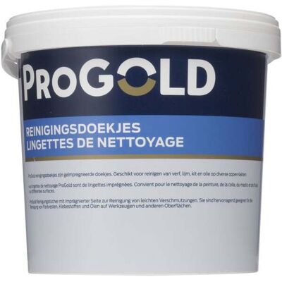 ProGold 100 Wipes Reinigingsdoekjes 180570 8715854013985 Verf ProGold 100 Wipes Reinigingsdoekjes 180570 8715854013985 Verf