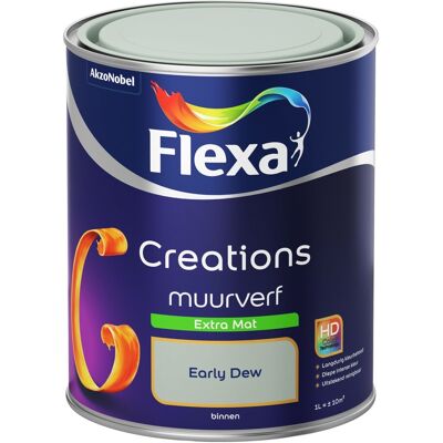 Flexa Creations Muurverf Extra Mat - Early Dew Flexa Creations Muurverf Extra Mat - Early Dew