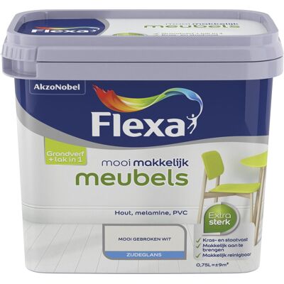 Flexa Mooi Makkelijk Meubels - Gebroken Wit / RAL 9010 Flexa Mooi Makkelijk Meubels - Gebroken Wit / RAL 9010