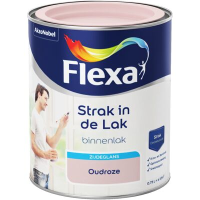 Flexa Strak in de Lak Binnenlak Zijdeglans - 1015 Oud Roze Flexa Strak in de Lak Binnenlak Zijdeglans - 1015 Oud Roze