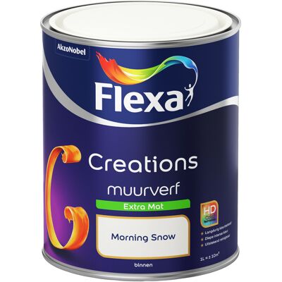 Flexa Creations Muurverf Extra Mat - Morning Snow Flexa Creations Muurverf Extra Mat - Morning Snow