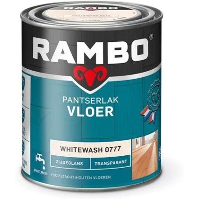 Rambo Pantserlak Vloer Transparant Zijdeglans - Whitewash Rambo Pantserlak Vloer Transparant Zijdeglans - Whitewash