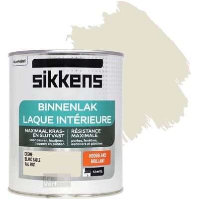 Sikkens Binnenlak Hoogglans - RAL 9001 Sikkens Binnenlak Hoogglans - RAL 9001