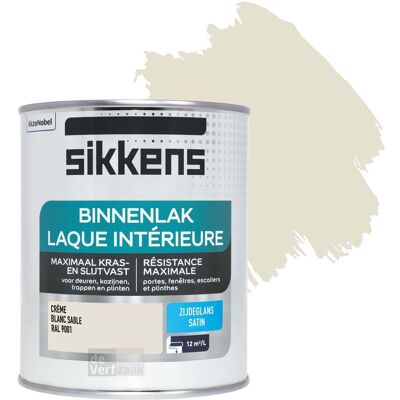 Sikkens Binnenlak Zijdeglans - RAL 9001 Sikkens Binnenlak Zijdeglans - RAL 9001