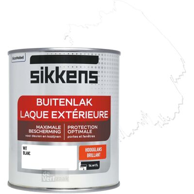 Sikkens Buitenlak Hoogglans - Wit Sikkens Buitenlak Hoogglans - Wit