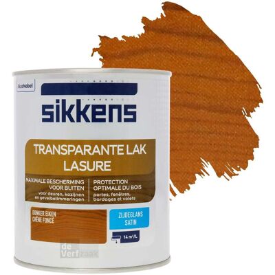 Sikkens Transparante Lak Zijdeglans - Donker Eiken Sikkens Transparante Lak Zijdeglans - Donker Eiken