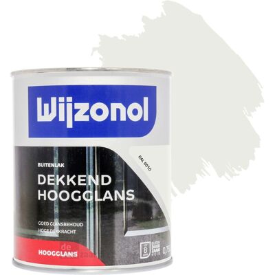 Wijzonol Dekkend Hoogglanslak 750 ml RAL 9010 Wijzonol Dekkend Hoogglanslak 750 ml RAL 9010