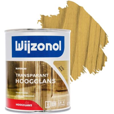 Wijzonol Transparant Hoogglanslak 750 ml 3100 Blank Wijzonol Transparant Hoogglanslak 750 ml 3100 Blank