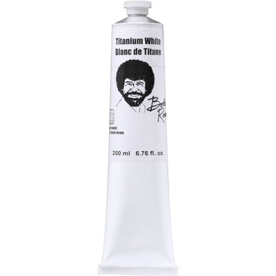 Bob Ross Olieverf - 200 ml - Landscape - Titanium White 720867070397 Verf Bob Ross Olieverf - 200 ml - Landscape - Titanium White 720867070397 Verf