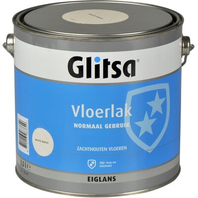 Glitsa AC Vloerlak White Wash - 2,5 liter 8711113087629 Verf Lakverf Binnen Glitsa AC Vloerlak White Wash - 2,5 liter 8711113087629 Verf Lakverf Binnen