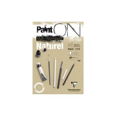 Clairefontaine PaintOn Mixed Media Papier - 250 gr - A2 - Naturel 3329680965438 Verf Clairefontaine PaintOn Mixed Media Papier - 250 gr - A2 - Naturel 3329680965438 Verf