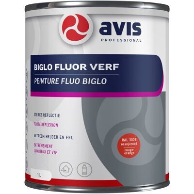 Avis Biglo Radiant 73 - RAL3026 Oranje Rood Avis Biglo Radiant 73 - RAL3026 Oranje Rood